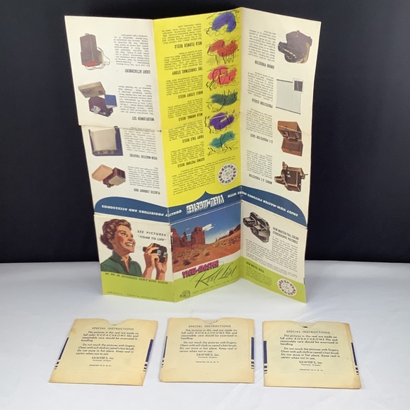 3 Vintage 1940’s Sawyers View-Master Reels - Colonial, Roy Rogers, Rockefeller - Picture 4 of 9